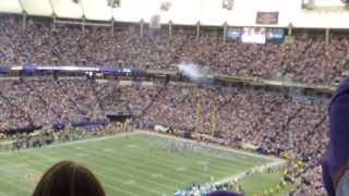 Last Minnesota Vikings Score at Hubert H. Humphrey Metrodome - Dec 29, 2013