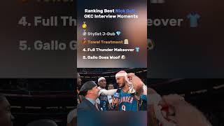 Top 5 Times OKC Players Pranked Nick Gallo 🏀 #nba #basketball