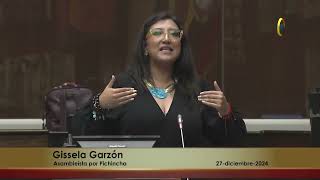 Asambleísta Gissela Garzón - Sesión 995 - #JuicioPolítico -