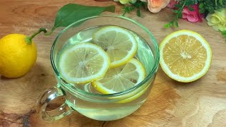 The correct method of soaking fresh lemon in water, two simple steps, the magical effect