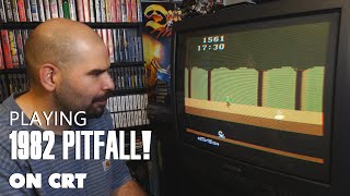 Pitfall! for Atari 2600 on a CRT (Memory Lane)