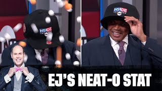 The Fellas Debut Their New Customized Hats 😂🧢 | EJ's Neat-O Stat Of The Night | NBA on TNT