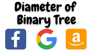 diameter of binary tree leetcode | diameter fo binary tree python | leetcode | interview question