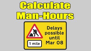 How to calculate man-hours #inverseproportion #manhours #man-hours #proportion #rostymaths