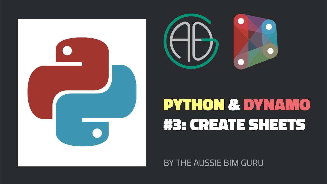 Python In Dynamo Create Sheets Api 1 Youtube