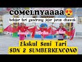 BELAJAR TARI GANDRUNG JEJER JARAN DHAWUK🥰BERSAMA EKSKUL SENI TARI SDN 2 SUMBERKENCONO