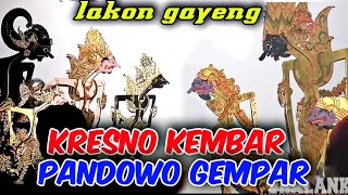 kresno kembar gawe geger negoro ndorowati,ponokawan gawe ulah mergo dibelo ontoseno☑️lakon gayeng