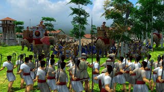 0 A.D 1v1 | Roman Entrenched Army Camp Strategy | vs borg-