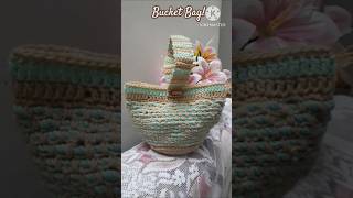 DIY Easy CROCHET Bucket Bag for Beginners! #shorts #bucketbag