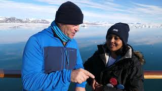 Climate Force Arctic 2019 Expedition: Neelima with Sir Robert Swan