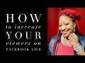 How To Increase Your Viewers On Facebook Live with Paparazzi Accessories