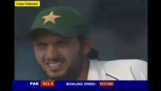 Shahid Afridi's amazing 103 (80) vs India - 13-17 Jan 2006 - 1st Test - India tour of Pakistan