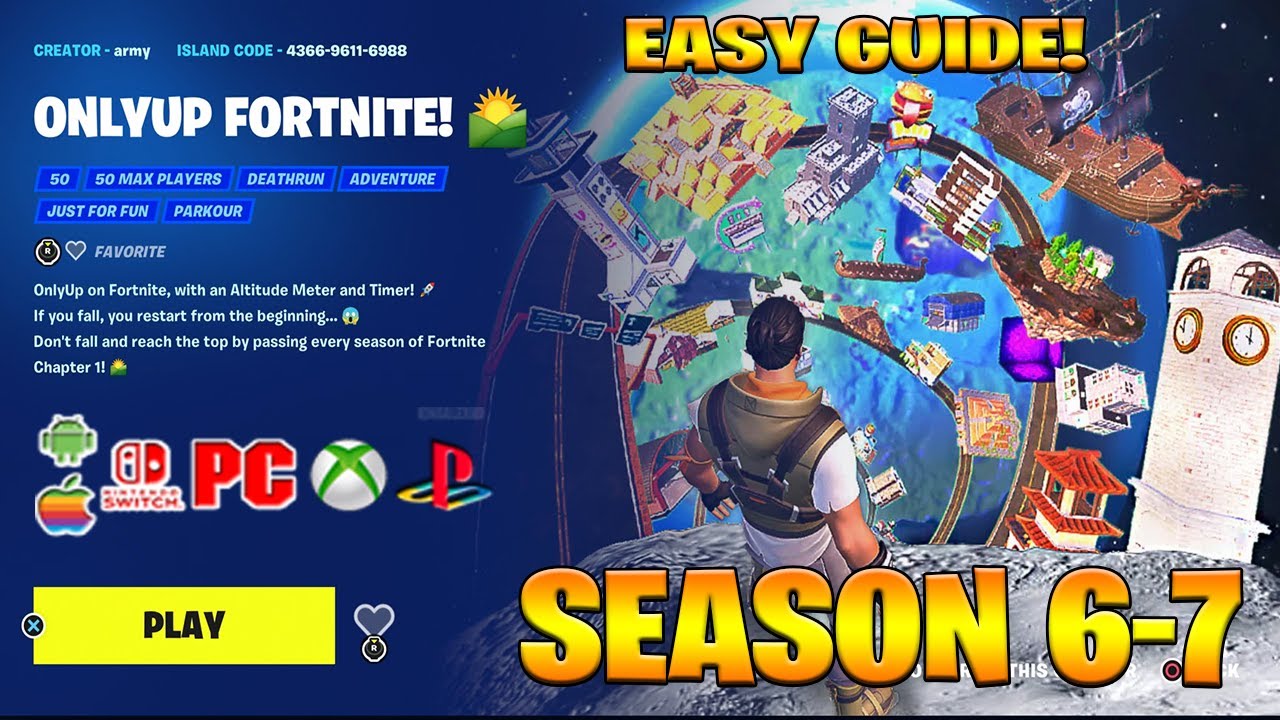 How To Beat & Complete Only Up Season 6-7 In Fortnite! (EASY) - YouTube