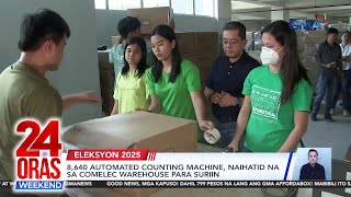 8,640 automated counting machine, naihatid na sa Comelec warehouse para suriin