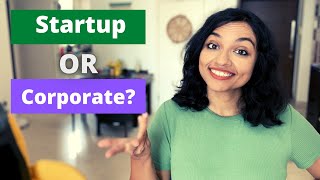 STARTUP job vs  Corporate job | Startup vs Job | MNC vs Startup | Insider Gyaan