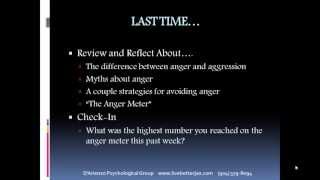 Anger Management Session 2