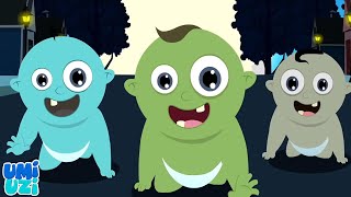 Three Zombie Babies, Spooky Cartoon And Halloween Songs For Kids