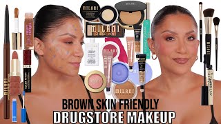 FULL FACE MILANI COSMETICS DRUGSTORE MAKEUP | LATINA BROWN SKIN APPROVED?