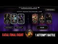 Fatal Black Dragon Tower 1 Attempt Battle 200 Boss Fight & Reward 🎮 Mortal Kombat Mobile | MK Mobile