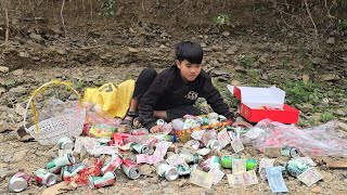 Orphan Boy Earns a Lot of Money from Collecting Scrap, Plastic Bottles - Poor Boy