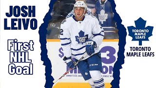 Josh Leivo #32 (Toronto Maple Leafs) first NHL goal Oct 17, 2013 (Classic NHL)