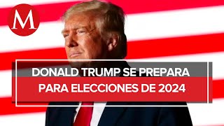 Donald Trump inicia campaña rumbo a elecciones presidenciales