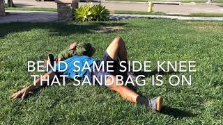 Sandbag GetUp Instruction