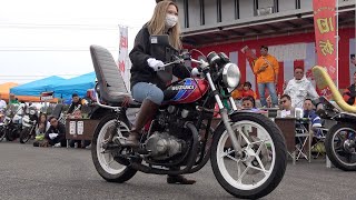 🚨旧栃🚨【コール大会9】金髪ネェちゃんのイケイケコール😈💞旧車會ミーティング