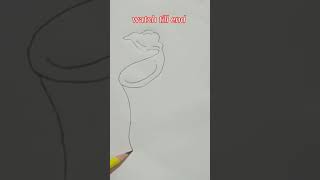 How to draw pitcher plant / very easy / Drawing tutorial. 😎