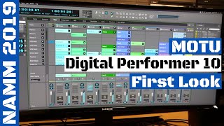 NAMM 2019: MOTU Digital Performer 10 (DP 10) DAW | SYNTH ANATOMY