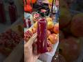 Fresh Pomegranate juice extraction - 📍Bukit Bintang Night market, Kuala Lumper Malaysia