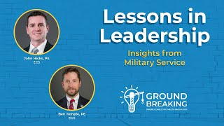 Lessons in Leadership: Insights from Military Service | ECS