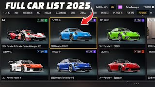 Forza Motorsport - Full Car List (All DLC Included) 2025