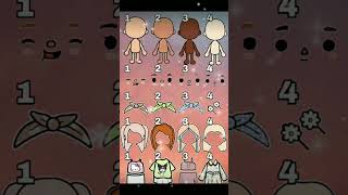 Choose your favorite Toca Boca skin colour, face, hairband, hairs, cloth #tocali