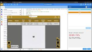 Rectangle calculator (Python VEXCode VR)