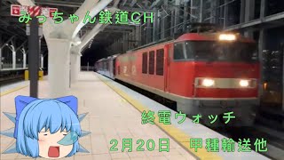 【撮影記録】あいの風とやま鉄道　富山駅　甲種輸送　貨物列車等