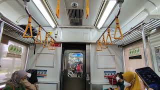 【走行音】KRL Commuter Line seri JR埼京線205系205-143Fハエ24モハ205-387高音95Km/h.Jatinegara-Klenderbaru station.