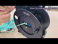 How to connect fiber optic patch cord to moving reel