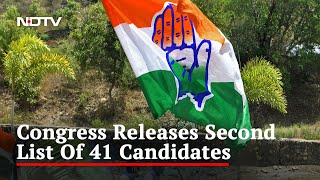 Karnataka Polls: Congress Releases Second List Of 41 Candidates