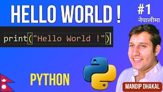 How to Install Python and Write Your First Python Program: Hello World! 🚀 | Code with Mandip