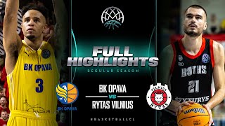 BK Opava v Rytas Vilnius | Full Game Highlights | #BasketballCL 2023-24