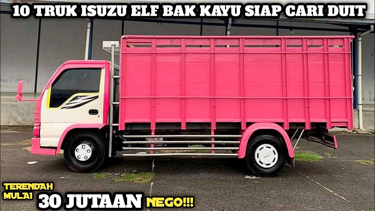 HARGA TRUK ISUZU ELF BAK KAYU BEKAS MURAH || MULAI 30 JUTAAN || UPDATE ...