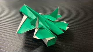 How to fold Raider origami tactical bomber with functioning bomb bays