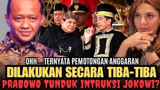 PRABOWO TUNDUK PERINTAH JOKOWI⁉️ PANGKAS SEMUA ANGGARAN KECUALI KABINET!?.