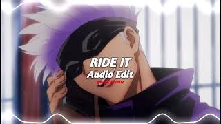 ride it - jay sean (Audio Edit)