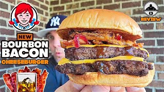 Wendy's® Bourbon Bacon Cheeseburger Review! 🥃🥓🍔 | DOUBLE | theendorsement