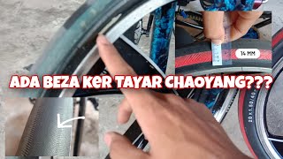 ADA BEZA KE TAYAR CHAOYANG??? SINI KAMCENG KASI DETAIL✓