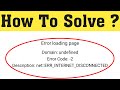 Fix Social Club - Error Loading Page || Domain Undefined - Error Code 2 || ERR INTERNET DISCONNECTED