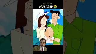 Bo- chan mom dad face reveal 😭 #shinchan #bochan