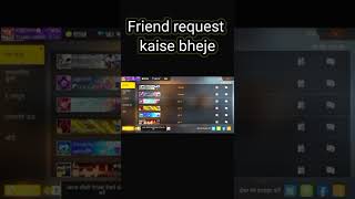 🔥Free fire main🔥friend request kaise bheje #shorts